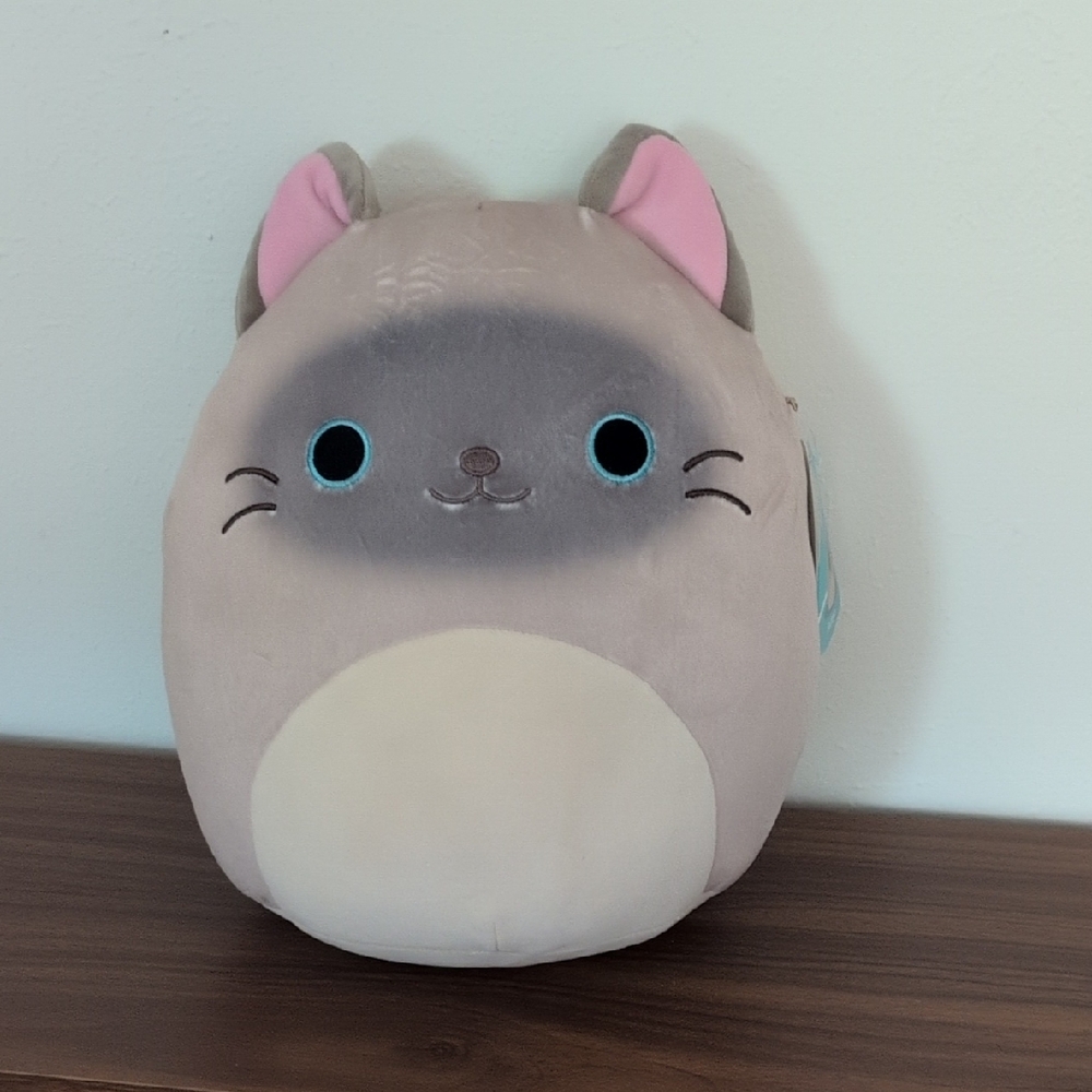 Squishmallows Tan and Cream Cat Plush